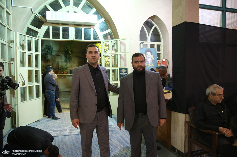 مراسم عزاداری هیئت جامعه اسلامی ورزشکاران در حسینیه جماران