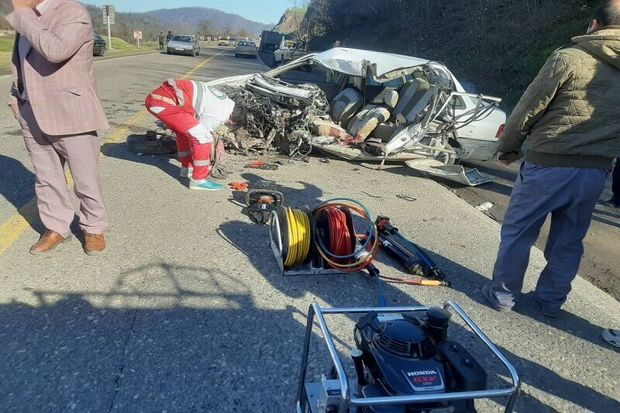 تصادف در محور آستارا-اردبیل یک کشته بر جا گذاشت