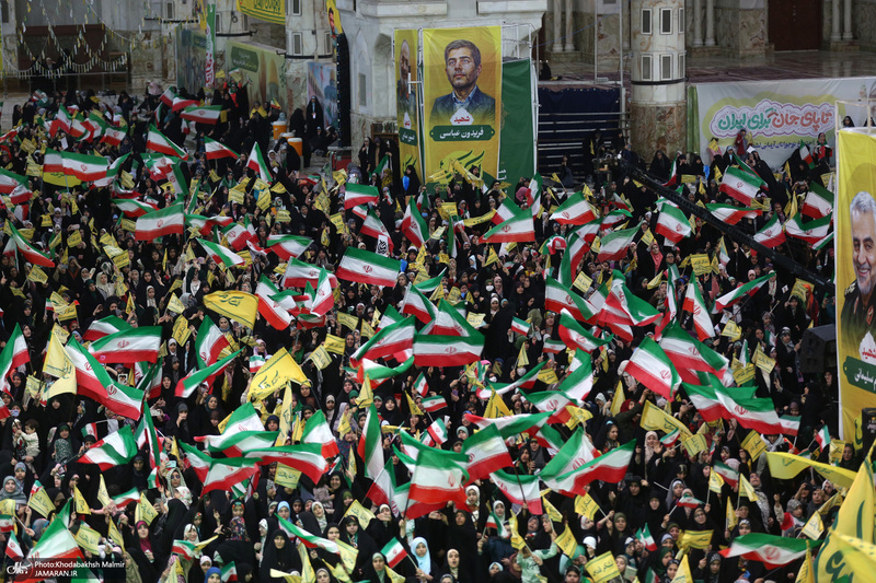 اجتماع باشکوه نوجوانان آرمانی لشکر قدس در حرم مطهر امام خمینی (س)