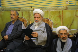 مراسم بزرگداشت همسر مرحوم آیت الله سید حسن طاهری خرم آبادی 