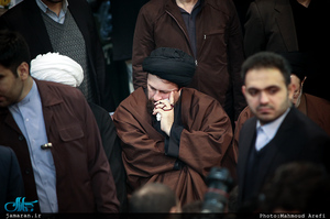 مراسم وداع با پیکر آیت الله هاشمی رفسنجانی(ره) در حسینیه جماران