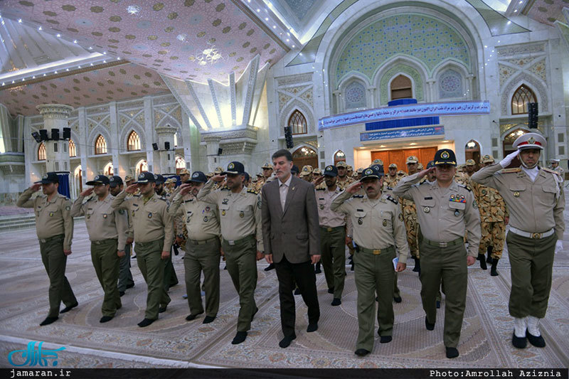 تجدید میثاق مرکز آموزش دژبان شهید اسدی کهریزک‎ با آرمان های حضرت امام(س) 