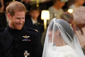 حضور یک خانم ایرانی در مراسم عروسی مگان و هری +تصاویر