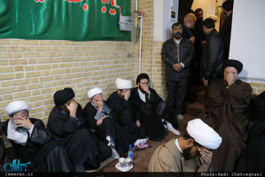 مراسم بزرگداشت سید رحیم میریان در بیت حضرت امام در قم