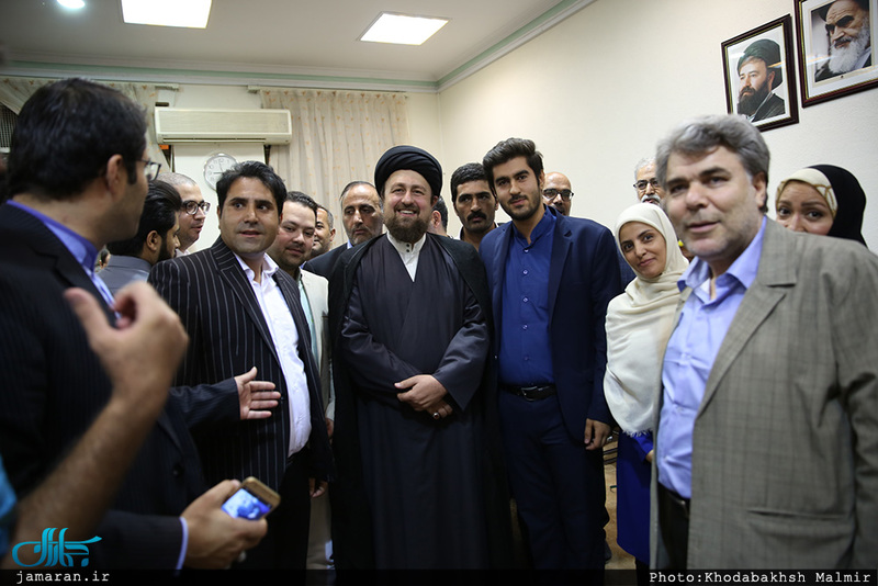 دیدار جمعی از فعالان فضای مجازی باسید حسن خمینی 