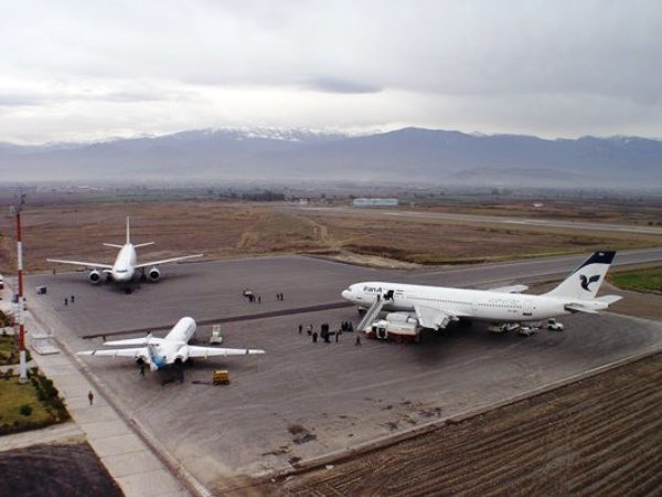 آماده باش فرودگاه همدان برای پذیرش هواپیماهای حامل مصدومان زلزله