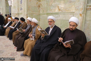 مراسم سومین سالگرد ارتحال آیت الله العظمی علوی گرگانی (ره) در مسجد اعظم قم‎