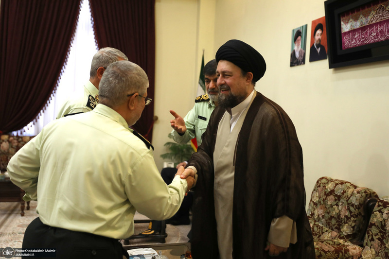 در حاشیه مراسم تجدید میثاق فرماندهان و کادر فراجا با آرمان‌های امام