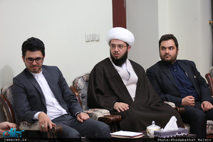 دیدار جمعی از مردم استان مازندران و دانشجویان زنجان با سید حسن خمینی