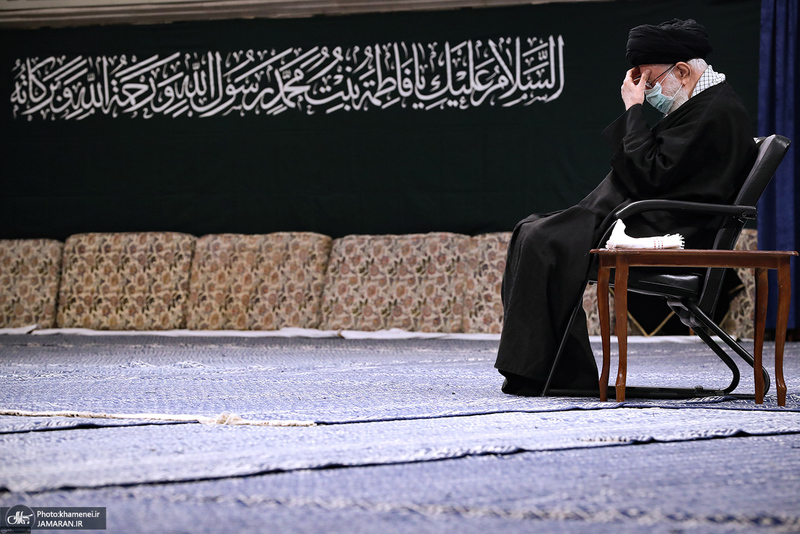 عزاداری شام شهادت حضرت زهرا (س) در حسینیه امام خمینی