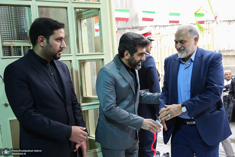 مراسم تشییع مرحوم حسن غفوری فرد از حسینیه جماران