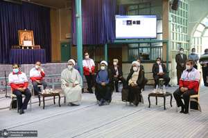 دیدار مدیران، کارکنان و جوانان جمعیت هلال احمر با سید حسن خمینی