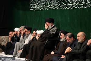 اولین شب مراسم عزاداری حضرت اباعبدالله الحسین(ع) در حسینیه امام خمینی(ره)