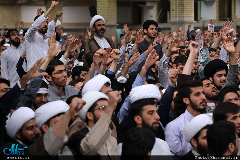 دیدار طلاب حوزه‌های علمیه استان تهران با رهبر معظم انقلاب 