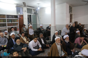 جشن ولادت حضرت زهرا(س) و تولد حضرت امام خمینی(ره) در بیت آیت الله العظمی صانعی