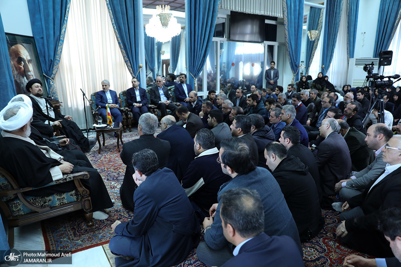 دیدار رییس، معاونان و کارکنان سازمان برنامه و بودجه با سید حسن خمینی