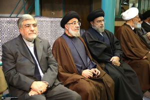 مراسم سالگرد رحلت آیت‌الله سید محمد موسوی بجنوردی در حسینیه جماران  -1