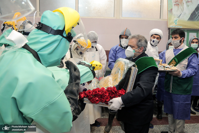 تغسیل با آب متوفیان مبتلا به کرونا در بهشت زهرا(س) تهران