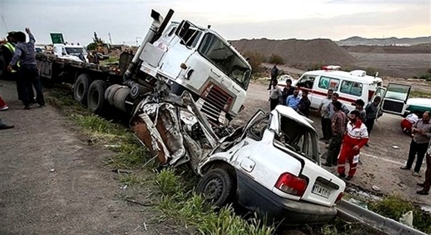 209 نفر در حوادث جاده ای جنوب کرمان جان باختند