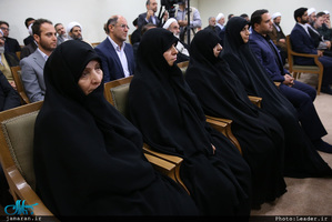 دیدار اعضای ستاد نکوداشت علامه محمدتقی جعفری با رهبر معظم انقلاب 