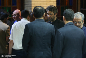 مراسم ختم مادر مهدی طباطبایی