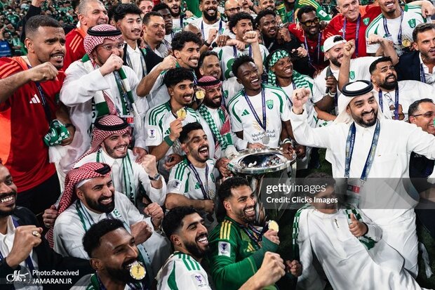 گزارش تصویری از جشن قهرمانی الاهلی عربستان در لیگ نخبگان آسیا