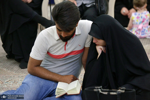 مراسم دعای عرفه در حرم مطهر امام خمینی (س)