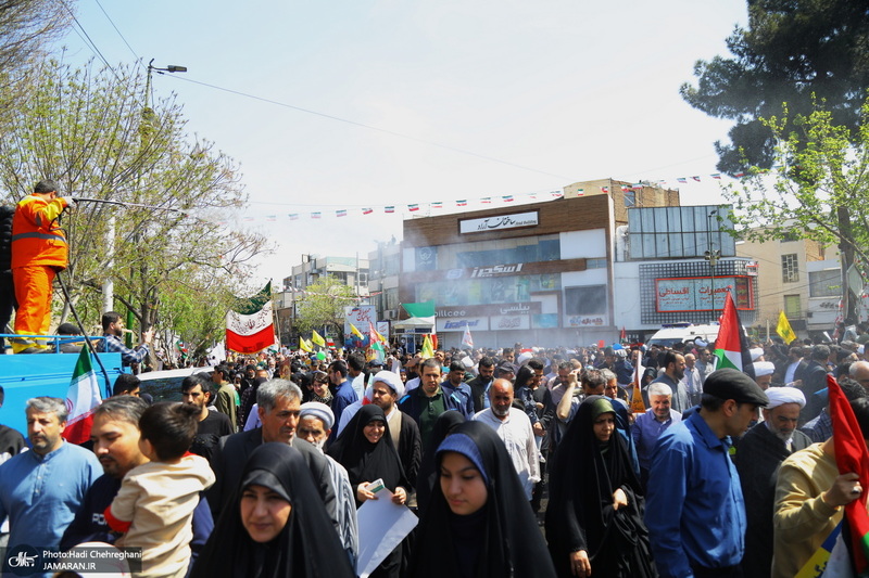 راهپیمایی باشکوه روز قدس در قم -1