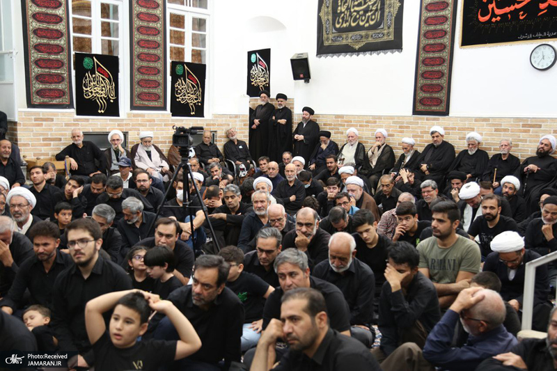 مراسم عزاداری تاسوعای حسینی در دفتر مراجع و علما