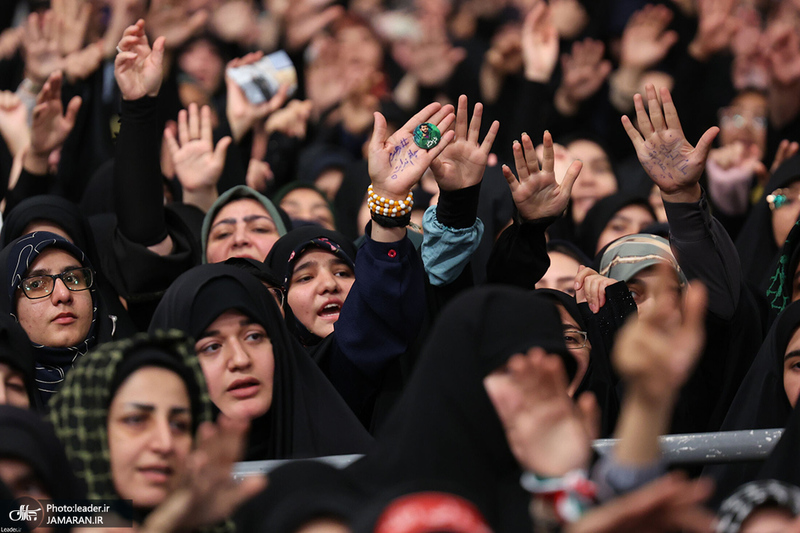 دیدار دانش‌آموزان و دانشجویان با رهبر معظم انقلاب