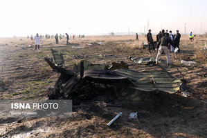 تصاویری از سقوط «بوئینگ ۷۳۷ مکس» اوکراینی در پرند 