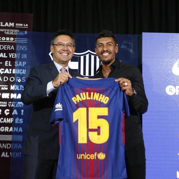 پائولینیو رسما به بارسلونا پیوست +عکس
