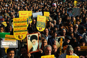 راهپیمایی مردمی در حمایت از اقتدار و امنیت کشور در شهرهای مختلف + تصاویر