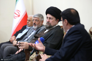 دیدار رئیس و اعضای هیأت رئیسه کمیته ملی پارالمپیک با سید حسن خمینی