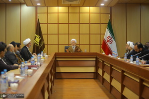 دیدار اساتید و روسای دانشگاه های کشورهای اسلامی با آیت الله العظمی جوادی آملی‎