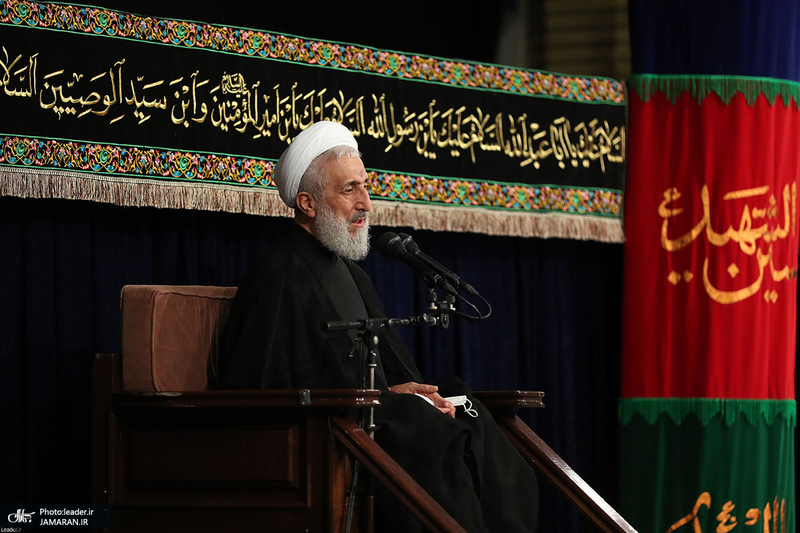 مراسم عزاداری شب عاشورای حسینی (ع) در حسینیه امام خمینی