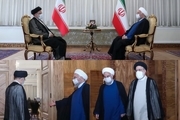 دومین دیدار رییسی با روحانی پس از انتخابات + عکس