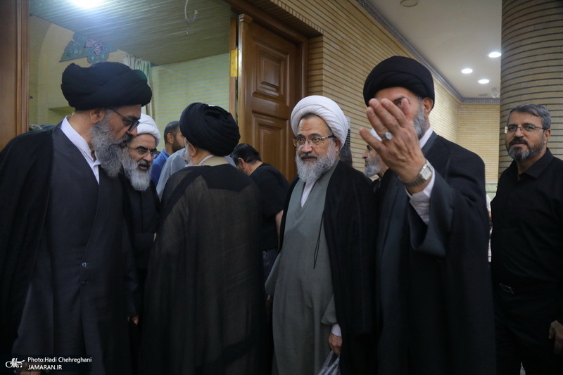 مراسم ختم مادر همسر آیت الله محمدجواد فاضل لنکرانی