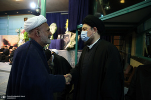 مراسم بزرگداشت آیت الله موسوی بجنوردی (ره) در حسینیه جماران - 2