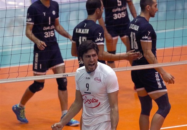 شکست تیم والیبال هاوش گنبدکاووس مقابل پیکان تهران
