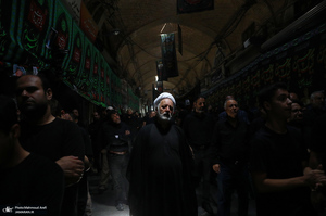 عزاداری سنتی ظهر عاشورا در بازار تهران