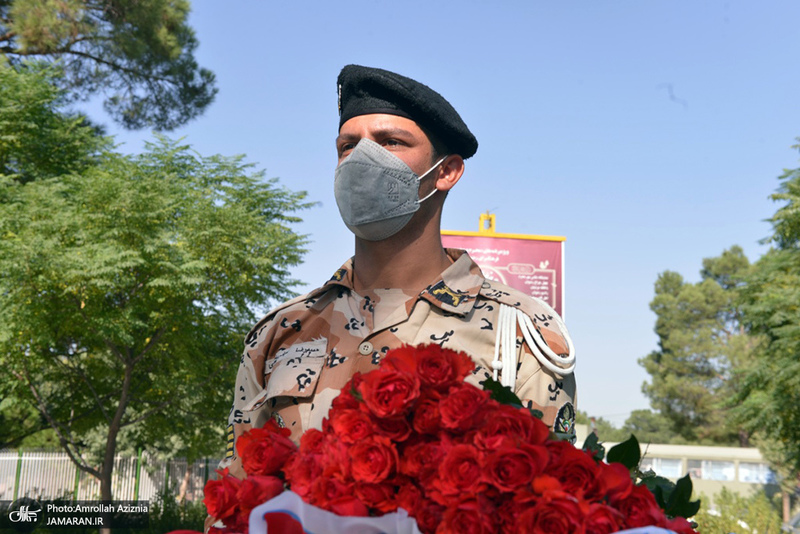 مراسم ادای احترام به مقام شامخ شهدای 17 شهریور در بهشت زهرا(س)