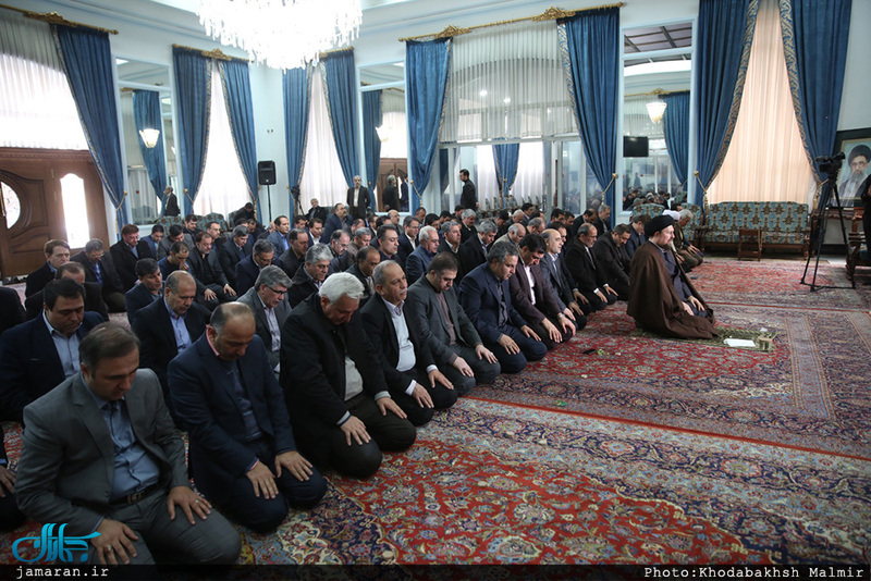 دیدار رئیس و جمعی از کارکنان دیوان محاسبات کشور با سید حسن خمینی