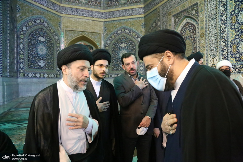 مراسم چهلمین شب درگذشت آیت الله العظمی سید محمدسعید حکیم در قم‎