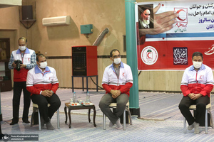 دیدار مدیران، کارکنان و جوانان جمعیت هلال احمر با سید حسن خمینی