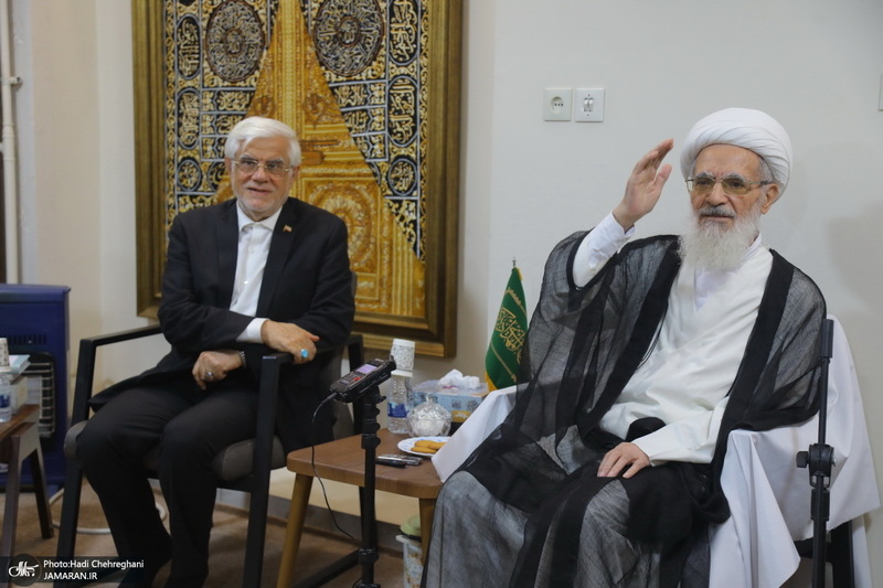دومین روز سفر محمدرضا عارف به قم