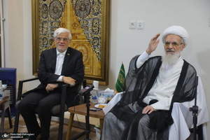 دومین روز سفر محمدرضا عارف به قم