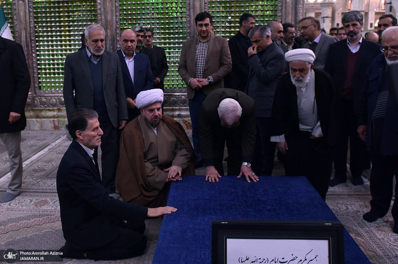 مراسم تجدید میثاق امدادگران کمیته امداد امام خمینی (س) با آرمان های بنیانگذار جمهوری اسلامی ایران