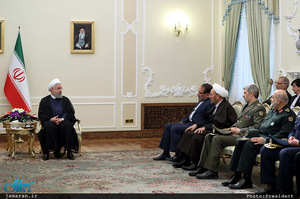 دیدار نوروزی حسن روحانی با جمعی از کارگزاران نظام و مدیران دستگاه ها