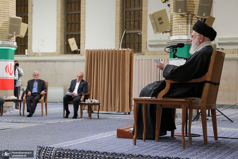 دیدار رئیس‌جمهور و اعضای هیئت دولت با رهبر معظم انقلاب